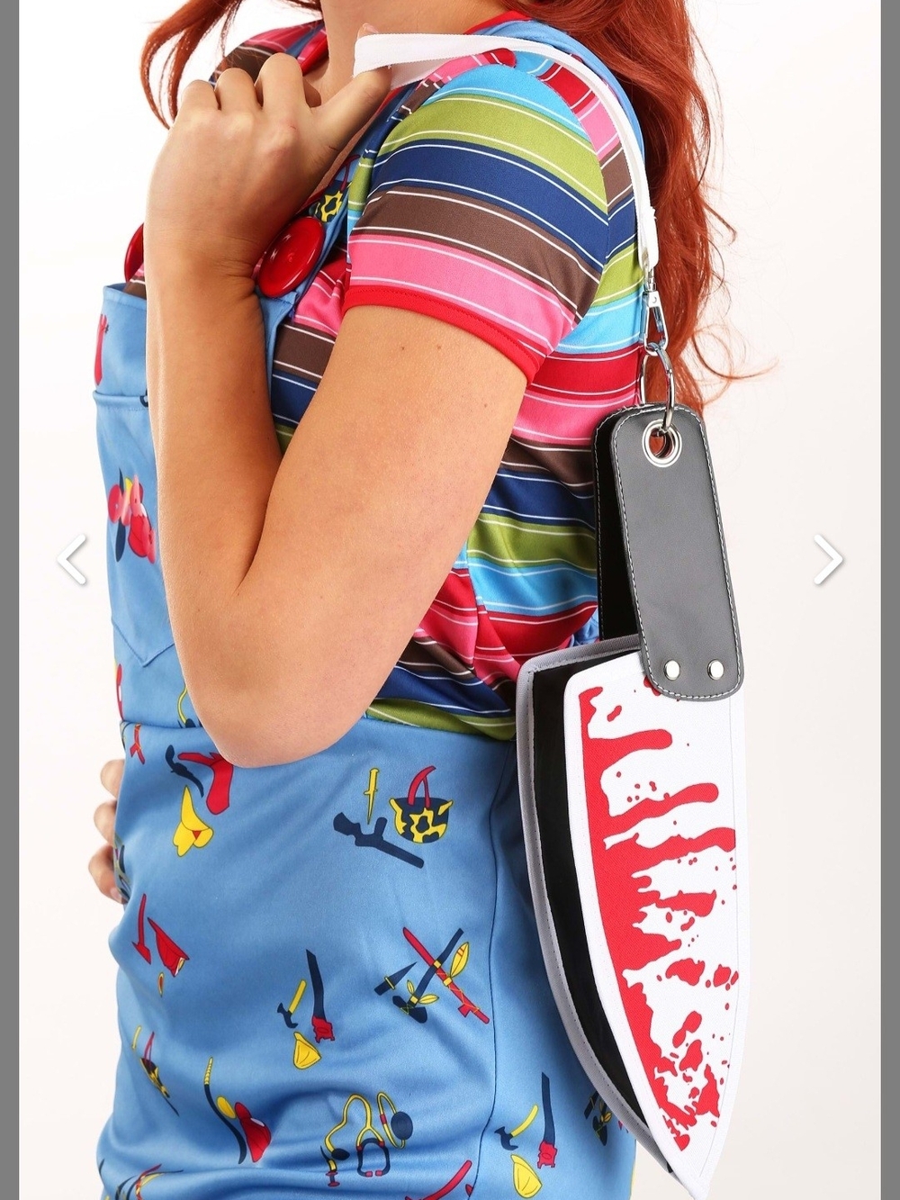 Bloody Knife Shaped Killer Purse Seeing Red Wristlet New Tag